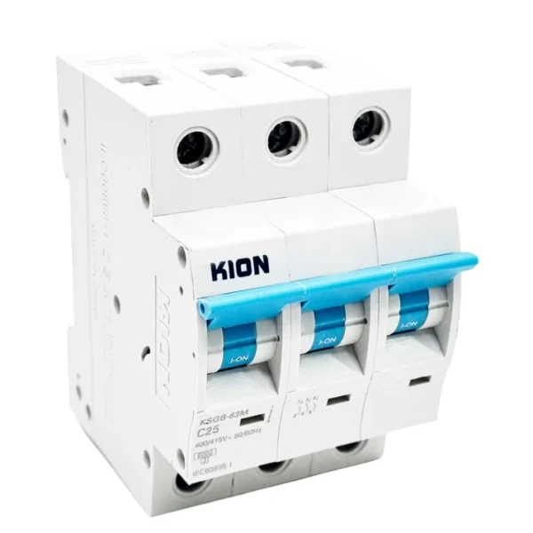 25 Amp Triple Circuit Breaker 6kA