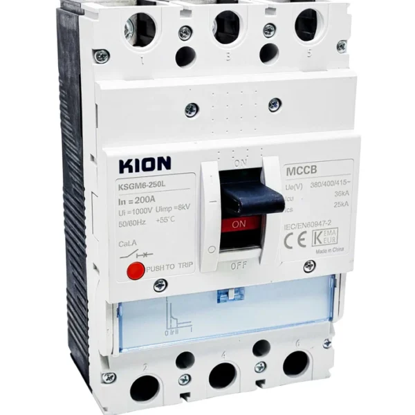 200 Amp 36 kA Triple Load Moulded Circuit Breaker
