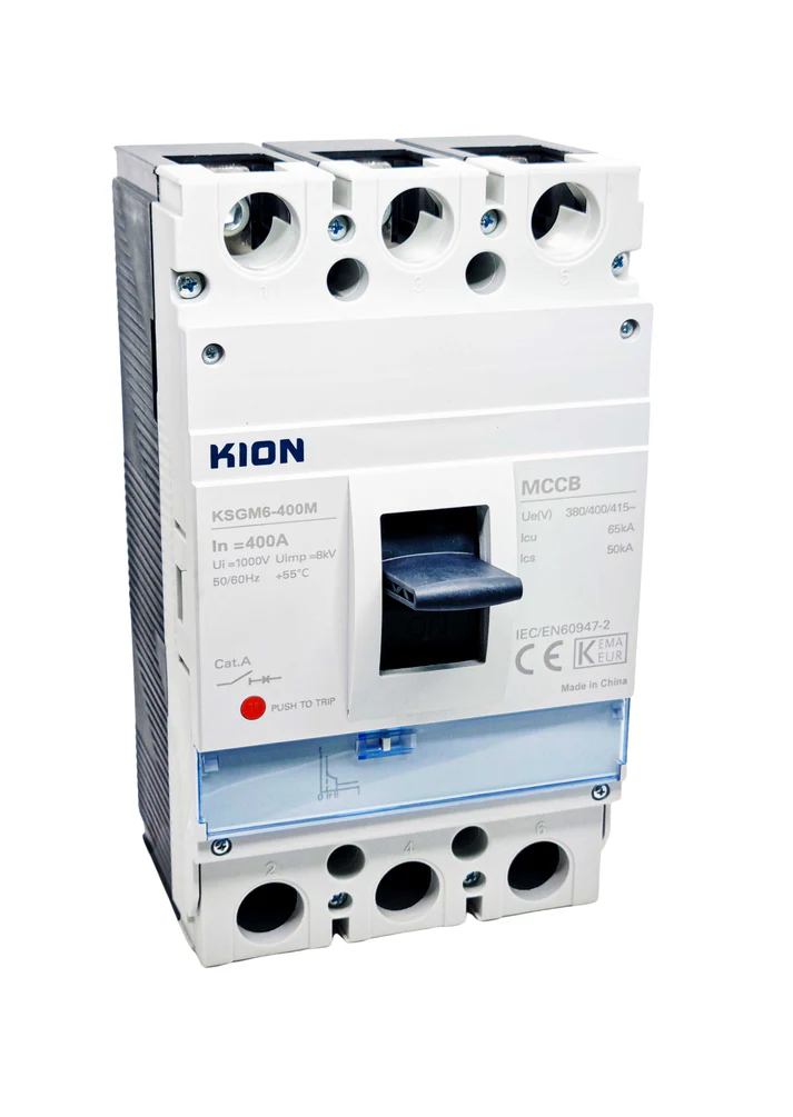 20-KSGM6-400M3P400AIcu_65kAIcs_50kA 400 Amp 65 kA Triple Load Moulded Circuit Breaker - الصورة 1