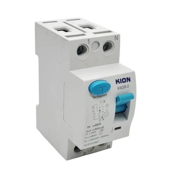 Dual 40 Amp 6kA Earth Leakage Circuit Breaker